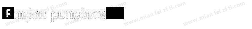 Qianqian puncture字体转换
